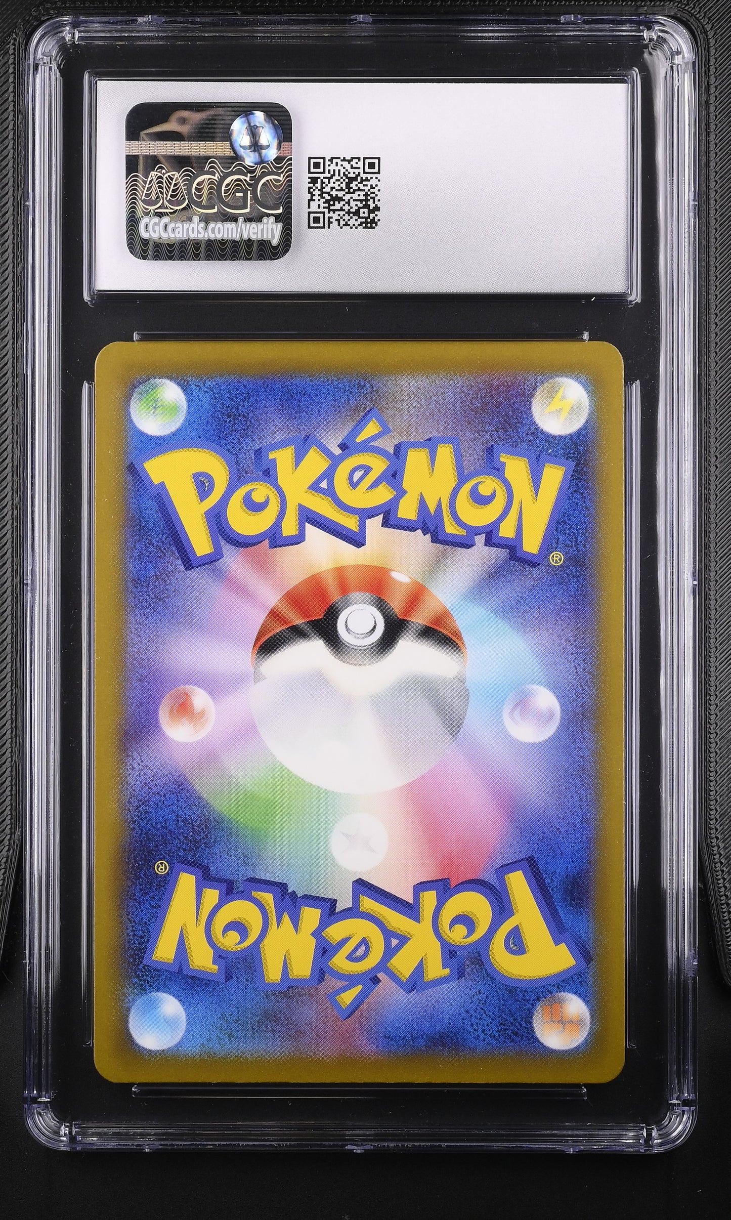 CGC Gem Mint 10 graded 2023 Japanese Shiny Sprigatito Holo card 201/190 from Shiny Treasure ex, featuring artwork by剧 kurumitsu.