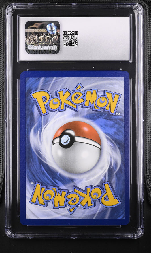 CGC Gem Mint 10 graded 2024 English Gengar card 057/091 from Paldean Fates, featuring a dark forest illustration by Nelnal with a Haunter evolution icon cameo.