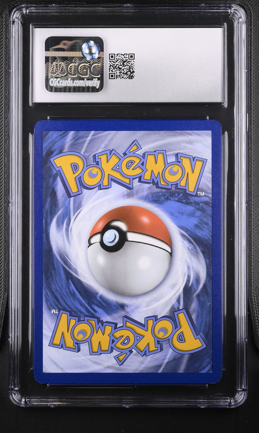 CGC 10 Gem Mint graded 2021 Pokémon Celebrations Palkia holographic card front featuring the 25th-anniversary logo stamp.