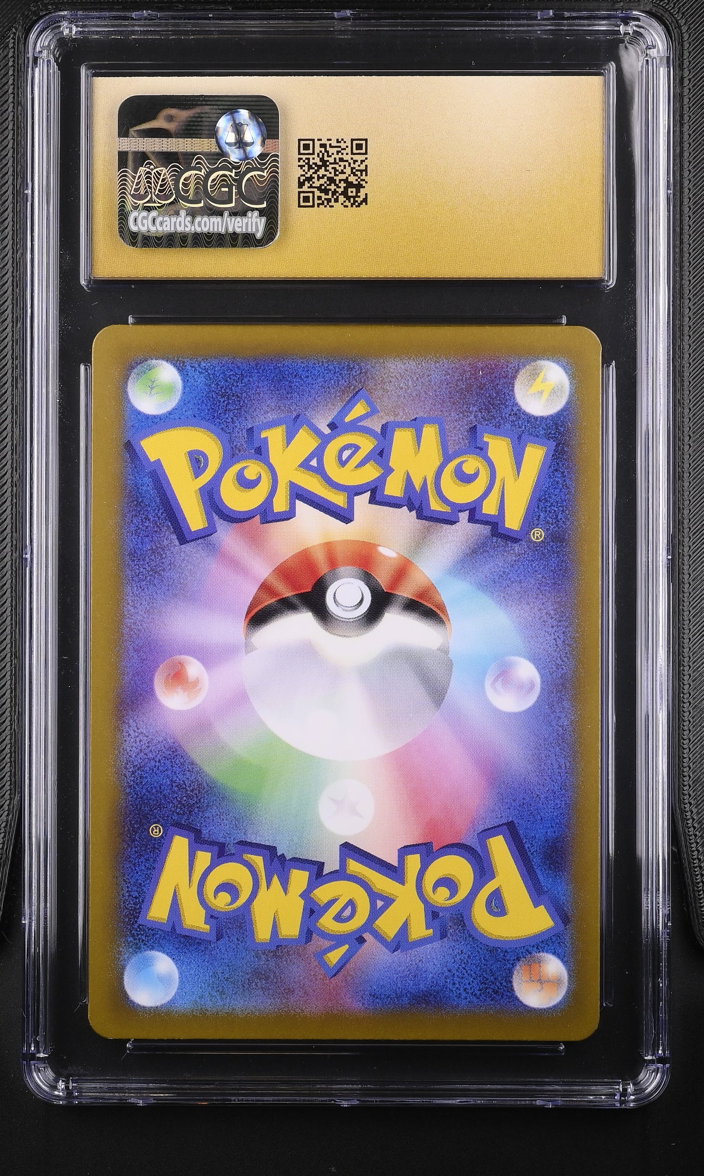 CGC Pristine 10 graded 2023 Japanese Mew ex 076/190 Double Rare from Shiny Treasure ex featuring vibrant cosmic full-art style illustration by aky CG Works.