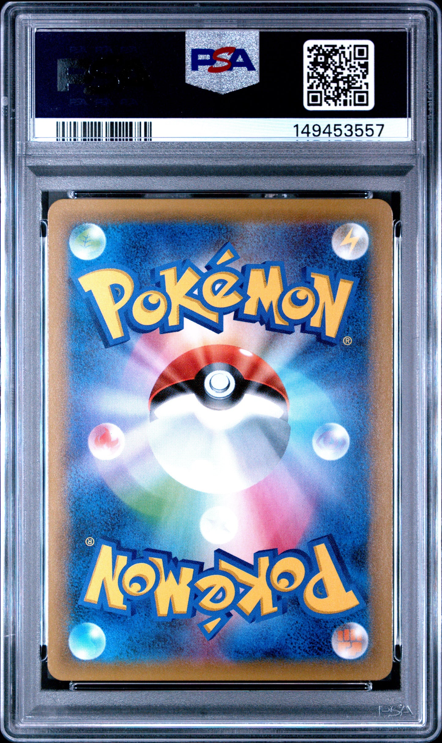 PSA 9 Mint graded 2018 Japanese Pokémon Tag Bolt Celebi & Venusaur GX 097/095 SR Super Rare Full Art card featuring clean, crisp holographic artwork by Shin Nagasawa.