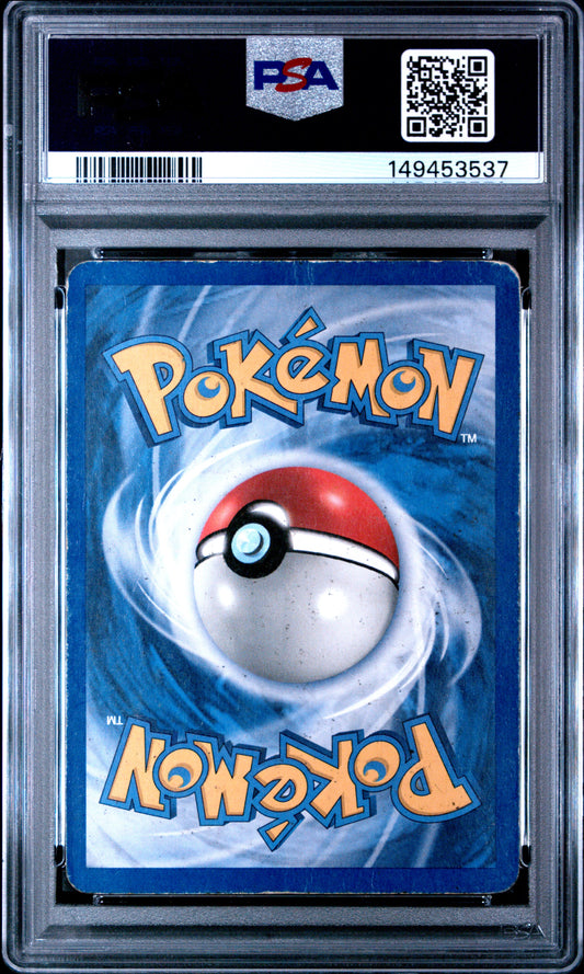 PSA 2 Good graded 1999 English Pokémon Base Set Venusaur rare holographic card number 15/102 featuring artwork by Mitsuhiro Arita in a protective slab.