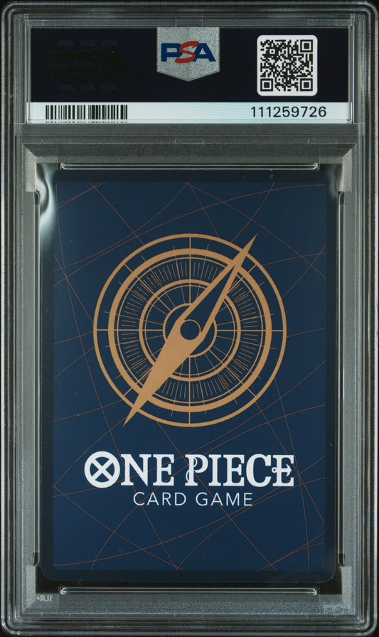 2024 One Piece OP09 Adio Alternate Art #023 graded PSA 10 GEM MINT