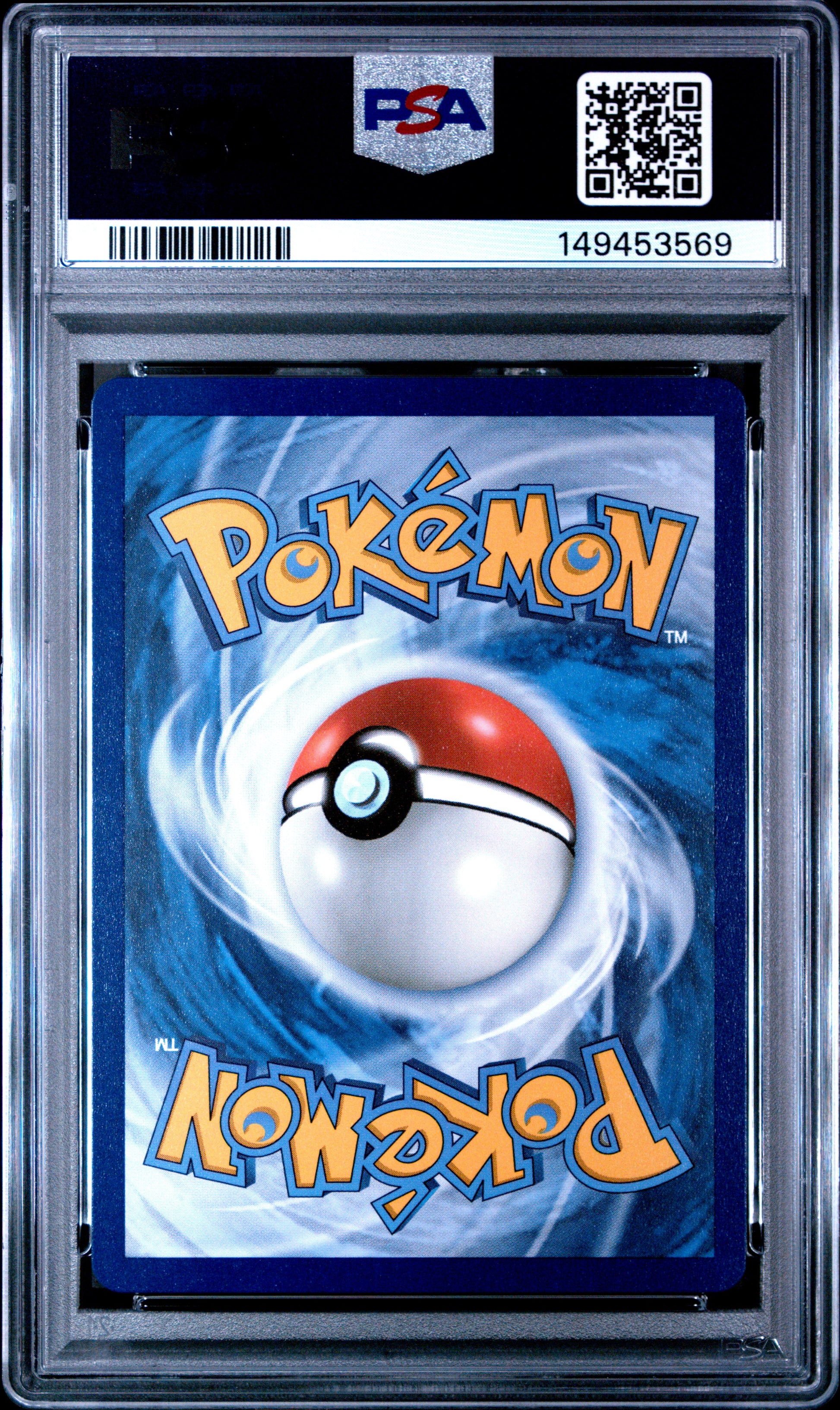 PSA 10 Gem Mint graded 2025 English Pokémon Destined Rivals Team Rocket's Mewtwo ex full art ultra rare card number 213/182 featuring a Giovanni illustration cameo background in a protective grading slab.