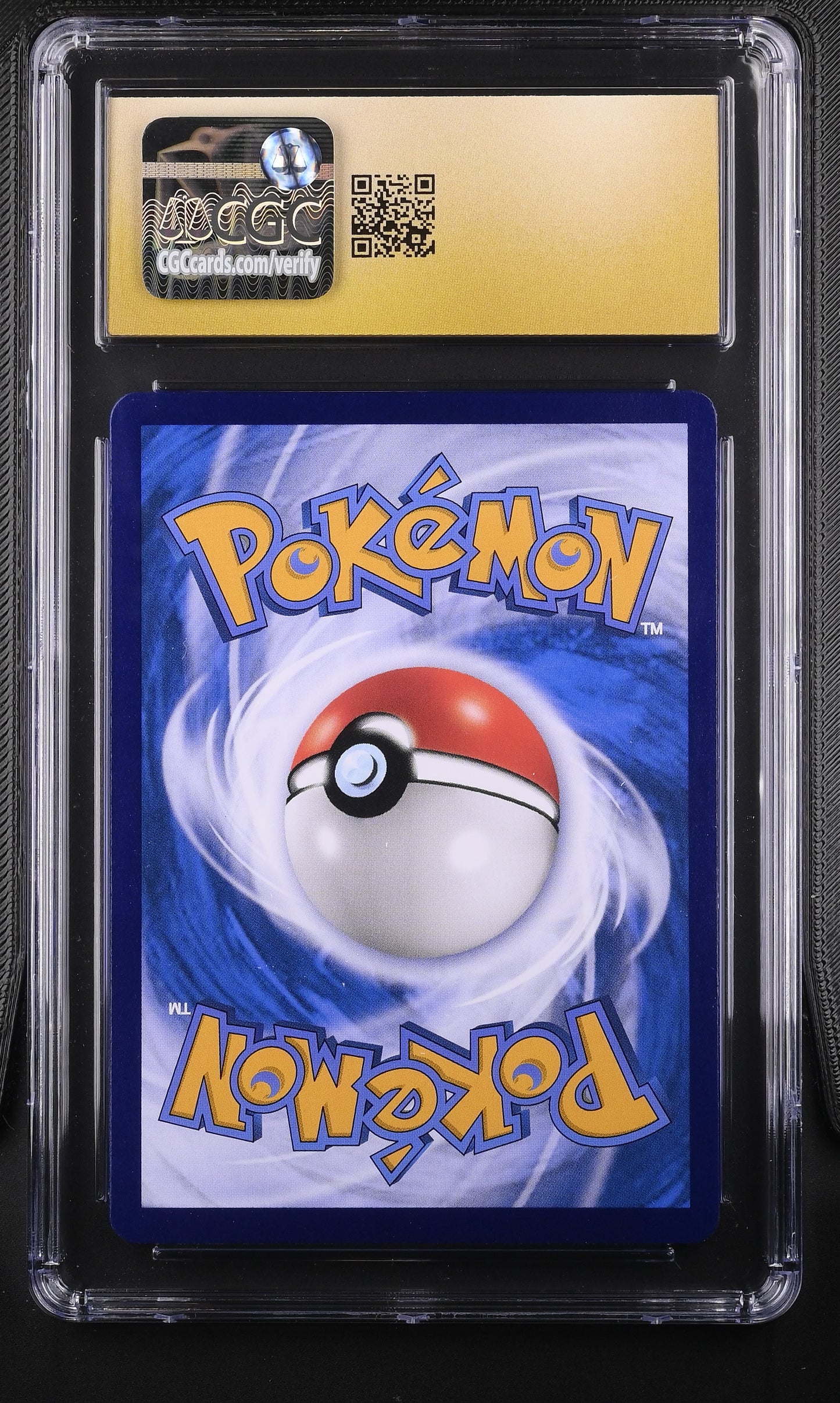 CGC Pristine 10 graded 2025 Simplified Chinese Captain Pikachu 07 02/09 from Gem Pack Vol. 1 featuring a unique Poke Ball Reverse Holofoil background pattern.