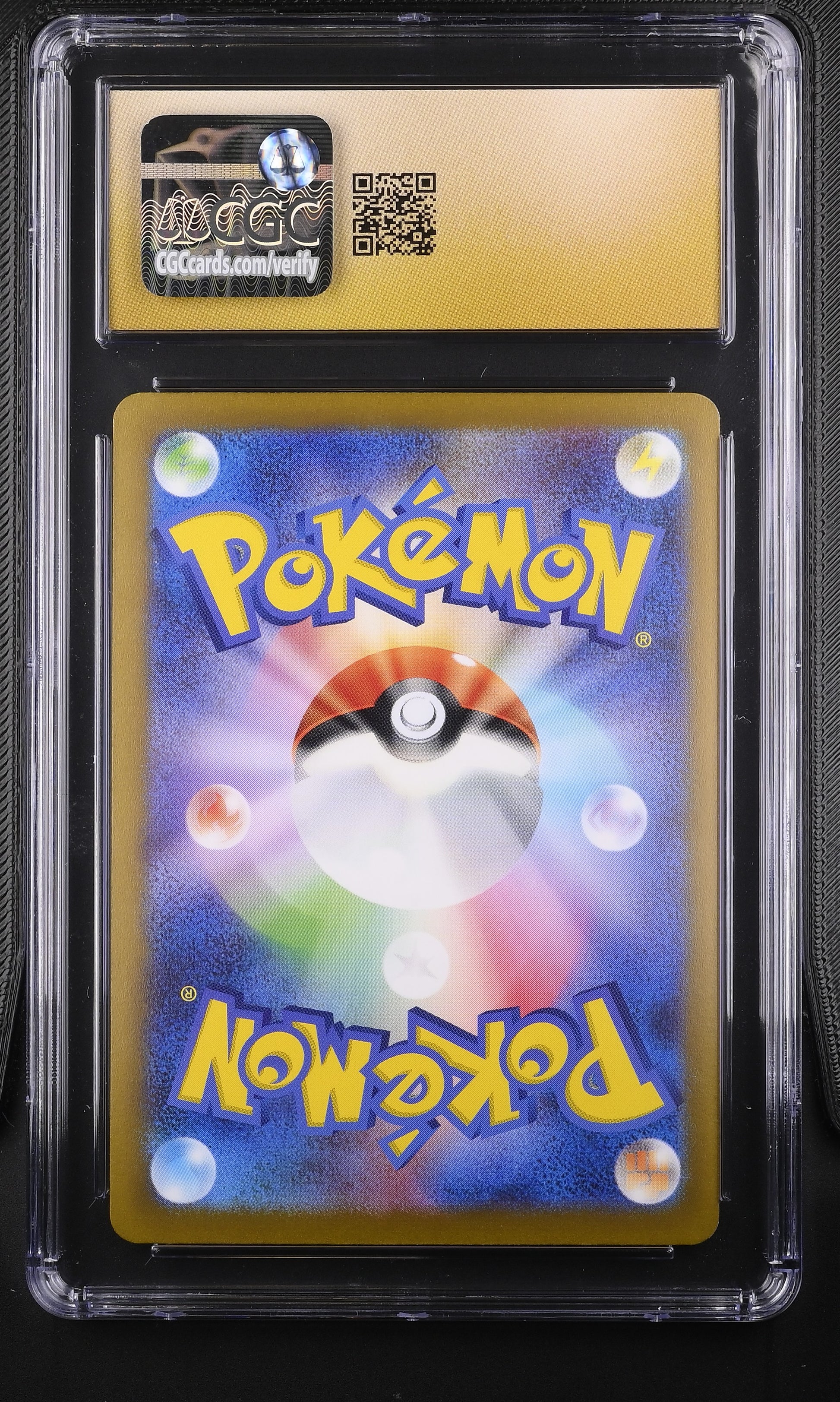 CGC Pristine 10 graded Kadabra 074/190 Reverse Holofoil Japanese card from the Pokémon TCG, showcasing classic Psychic-type character artwork by Mitsuhiro Arita with a mirror-foil Poke Ball pattern.