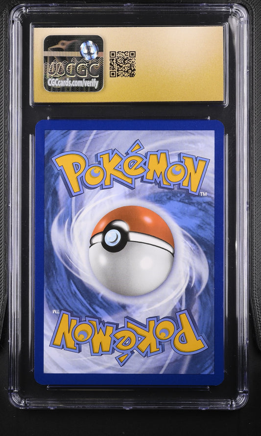 CGC Pristine 10 graded 2023 English Voltorb 010/034 from Trading Card Game Classic Charizard Deck featuring classic Keiji Kinebuchi artwork with a modern glitter holofoil background.