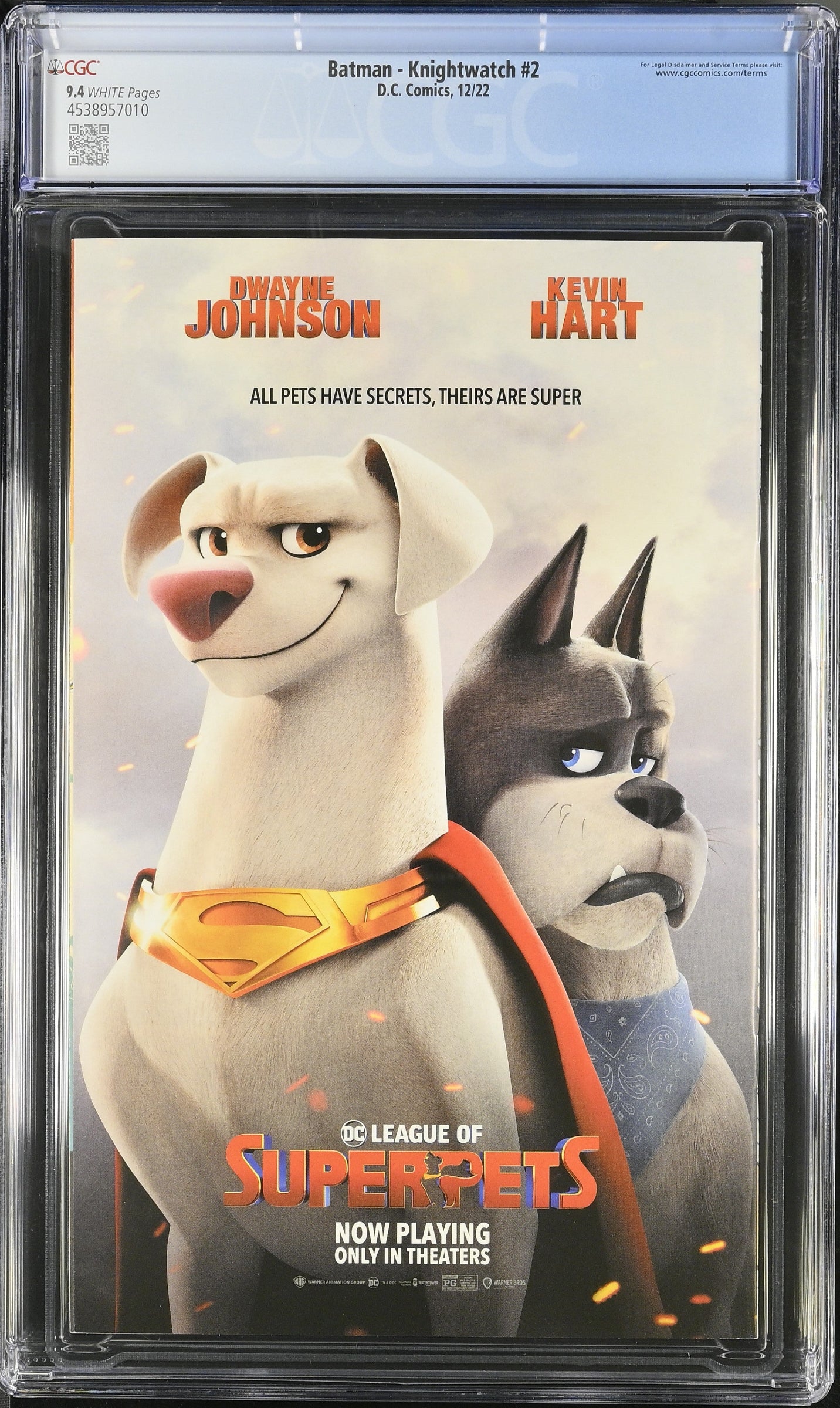 Batman: Knightwatch #2 comic with Batman, Robin, and Penguin cover by Marcelo Di Chiara, CGC 9.4 graded
