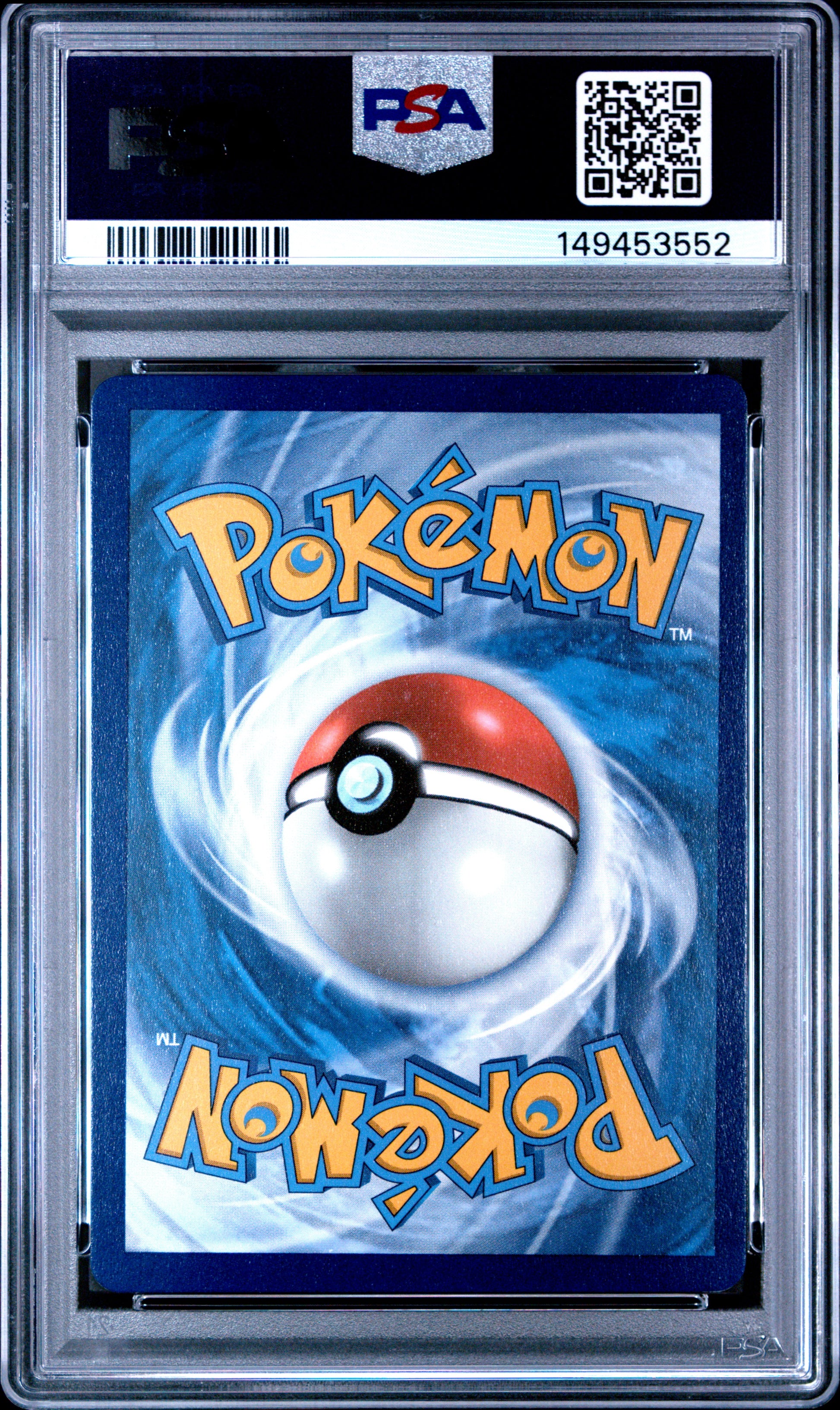 PSA 10 Gem Mint graded 2022 English Pokémon Lost Origin Mew VMAX secret black and gold full art card number TG30/TG30 in a protective plastic slab.